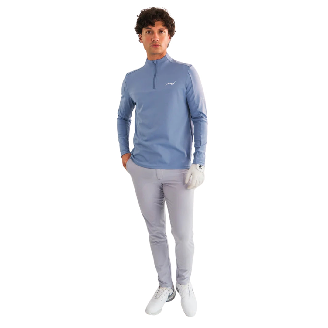 Bogey Club Quarter Zip Azure