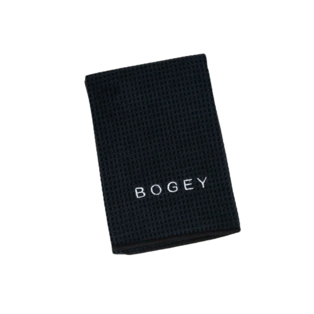 Bogey Golf Towel Black