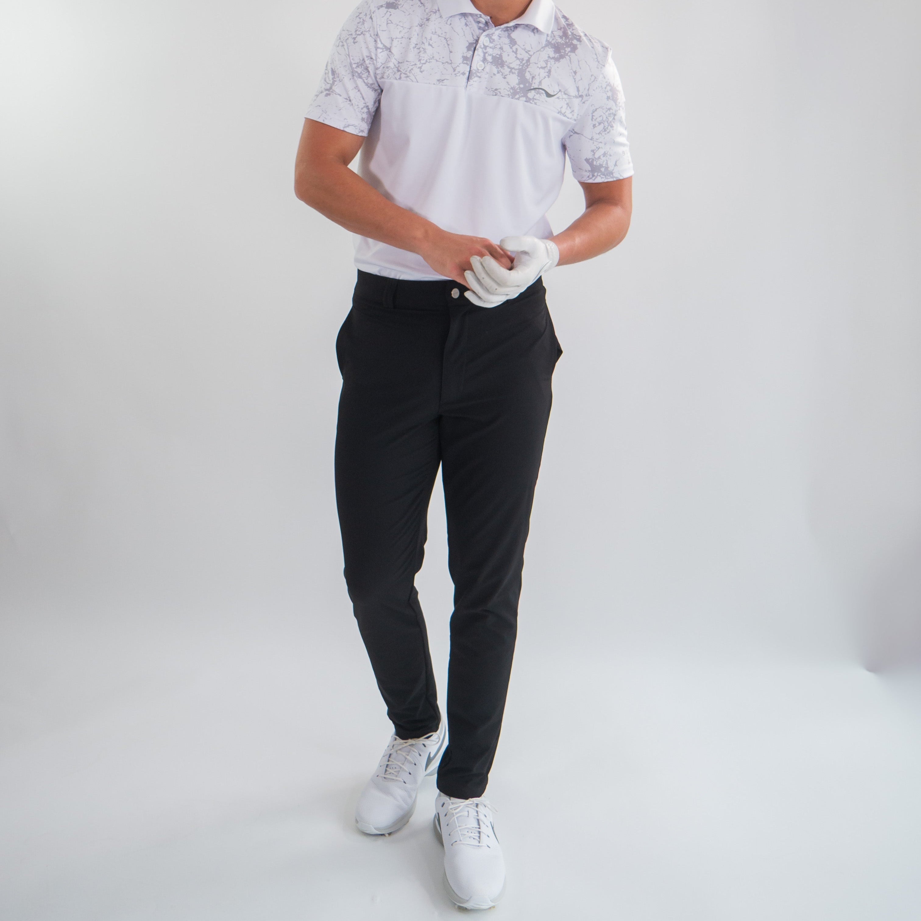 Azure Q Zip x Black Pant