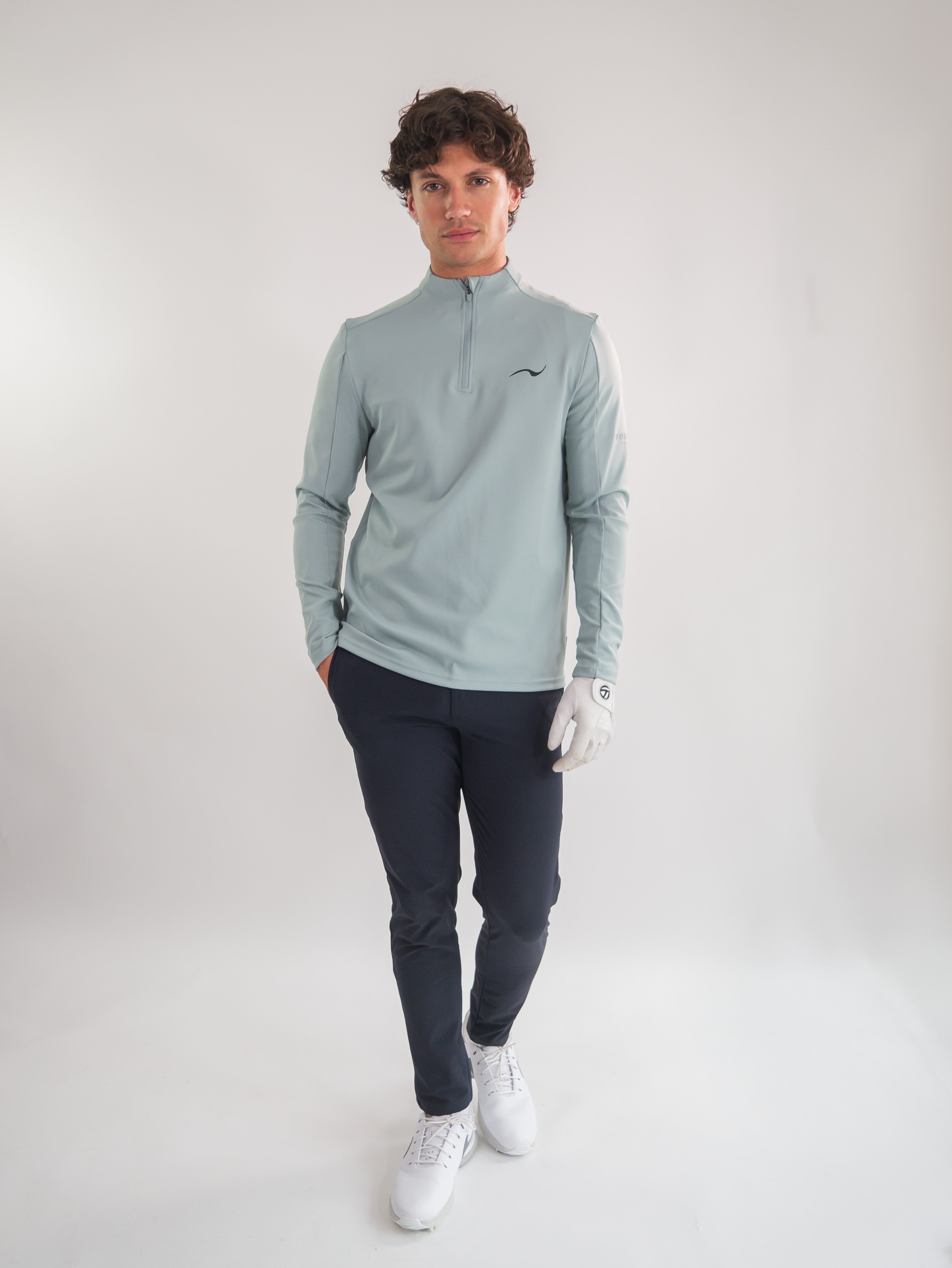 Glacium Q Zip x Black Pant