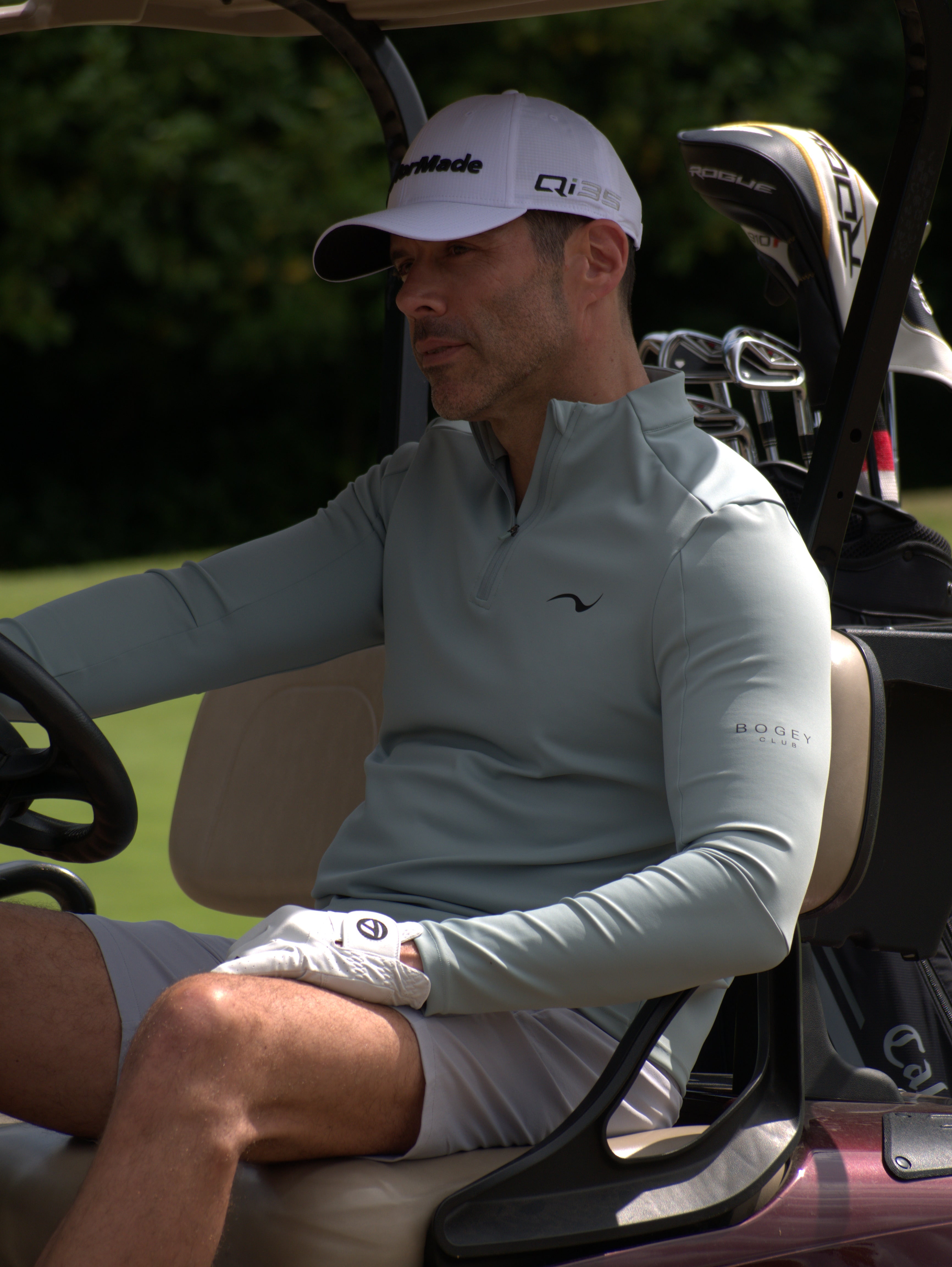 Bogey Club Quarter Zip Glacium