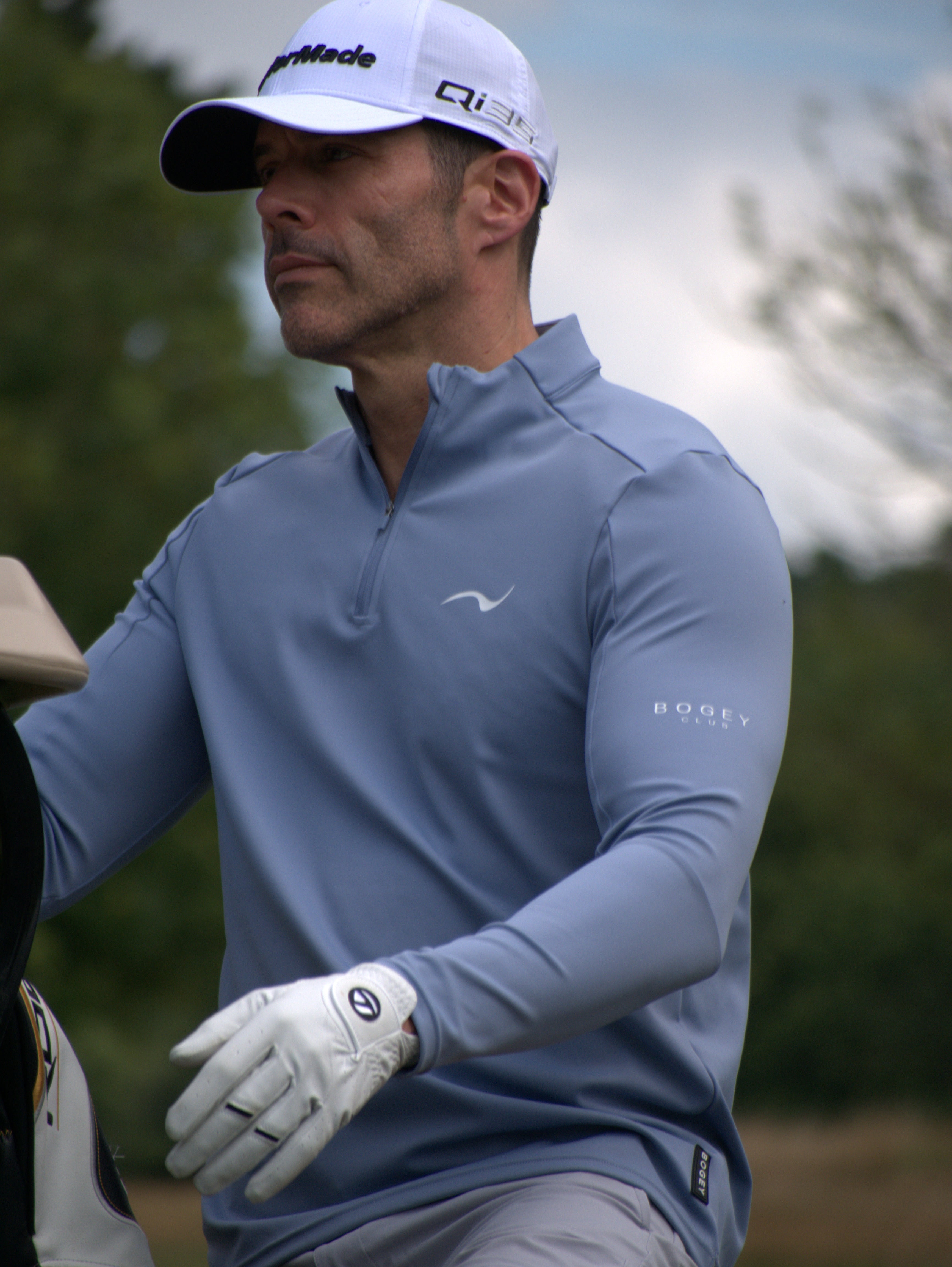 Bogey Club Quarter Zip Azure