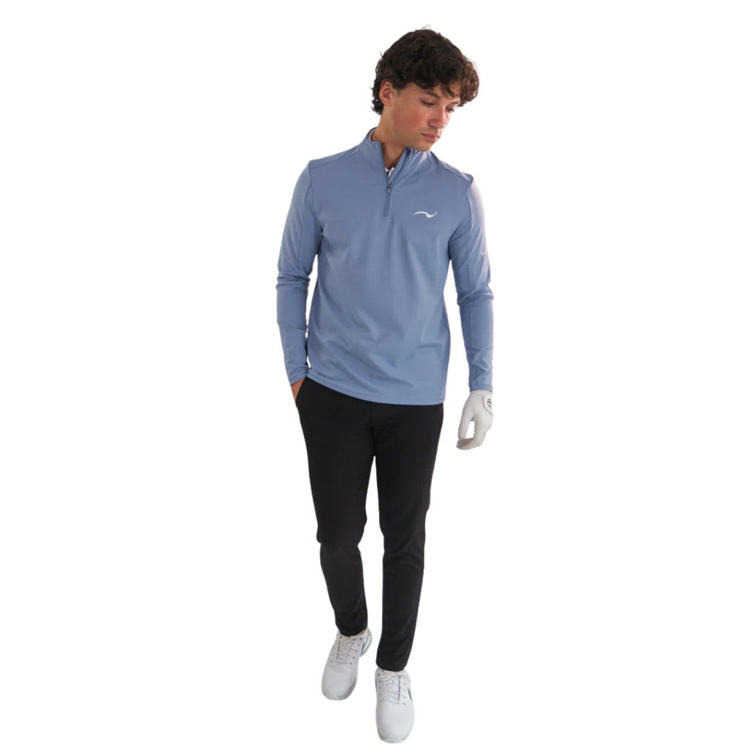 Bogey Club Quarter Zip Azure