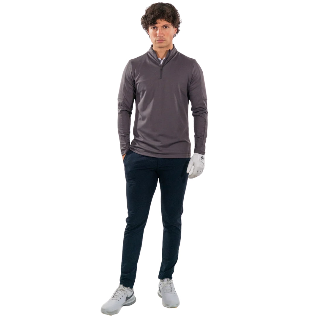 Essential Quarter Zip Grey