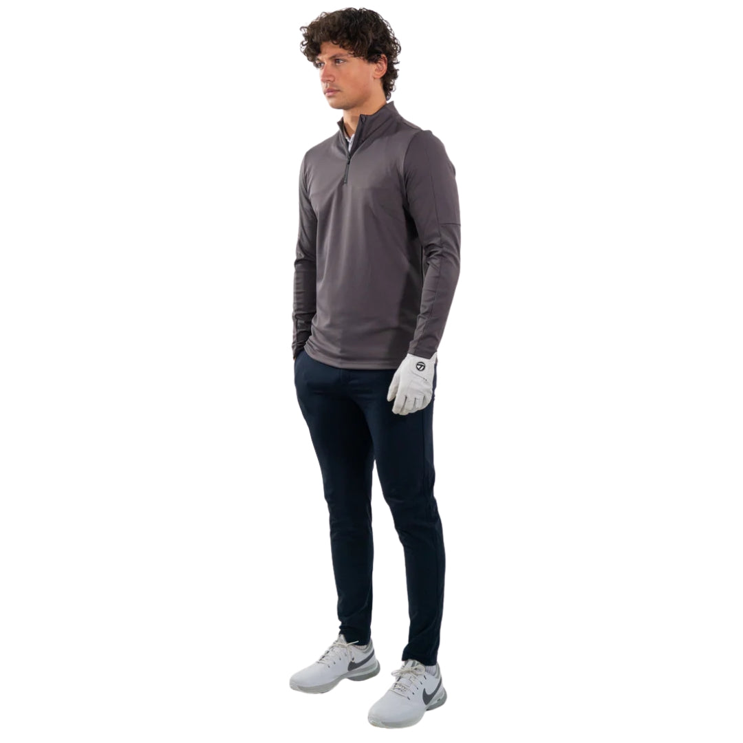 Essential Quarter Zip Grey