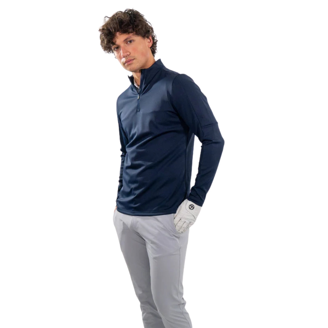 Essential Quarter Zip Navy