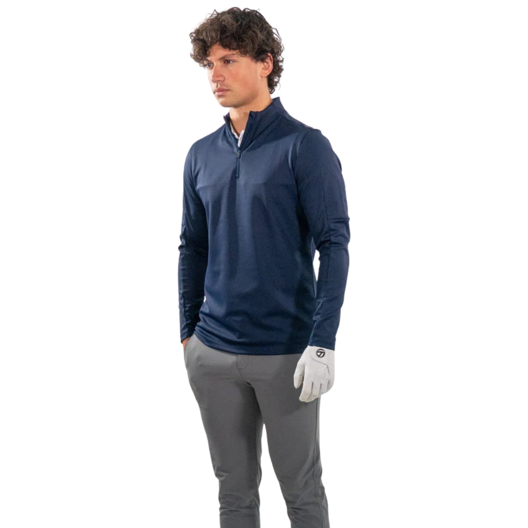 Essential Quarter Zip Navy