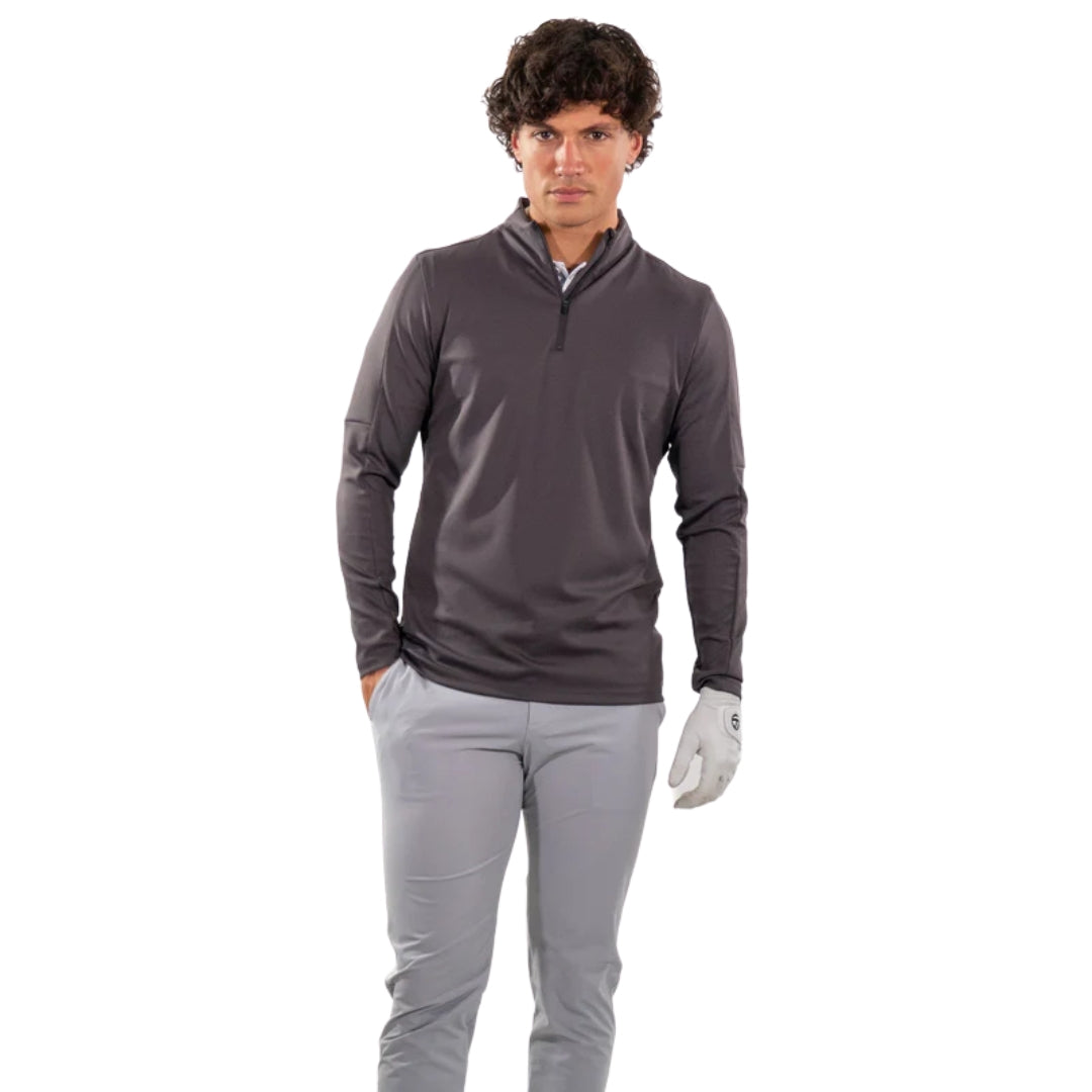 Essential Quarter Zip Grey