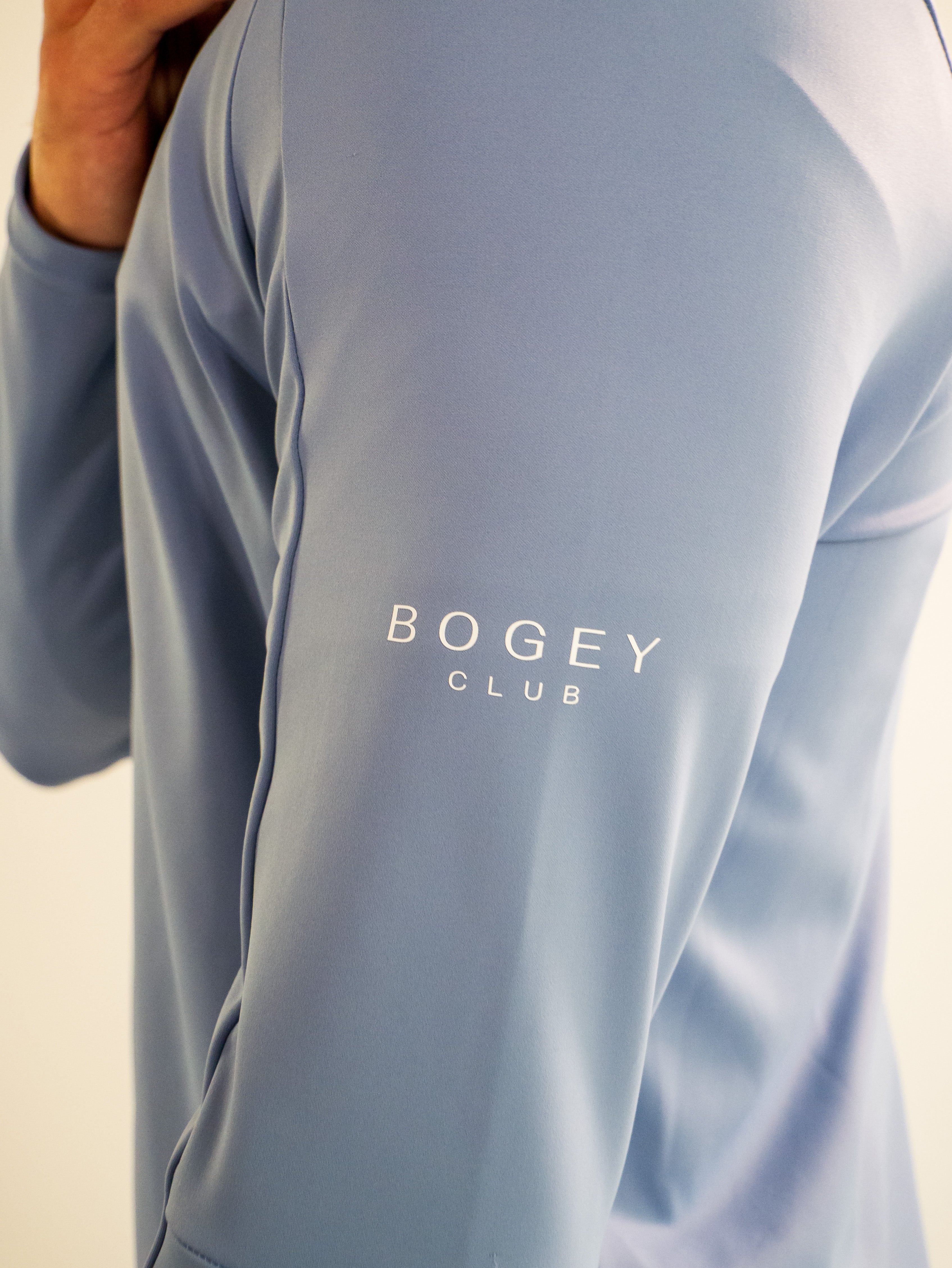 Bogey Club Quarter Zip Azure