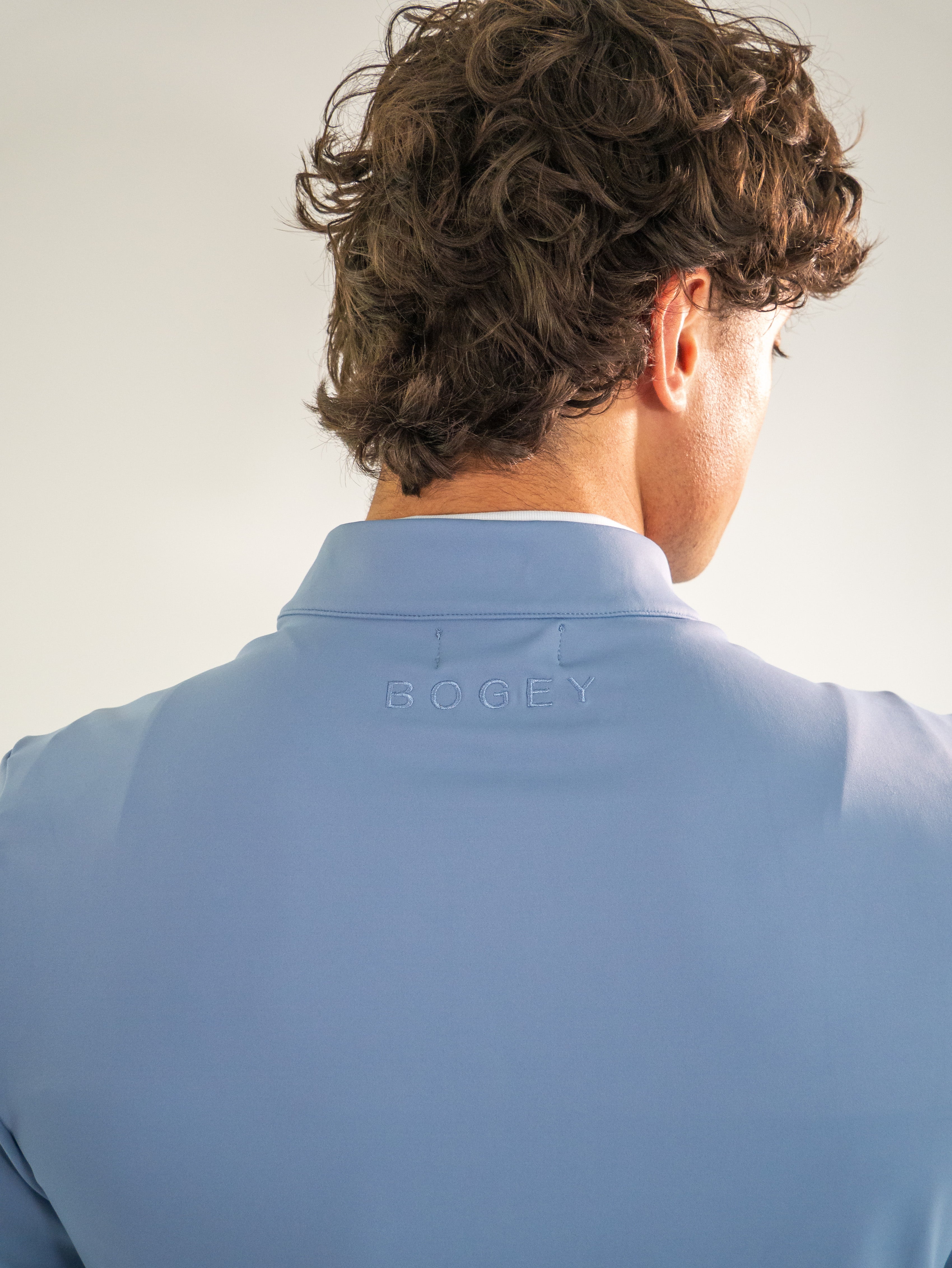 Bogey Club Quarter Zip Azure
