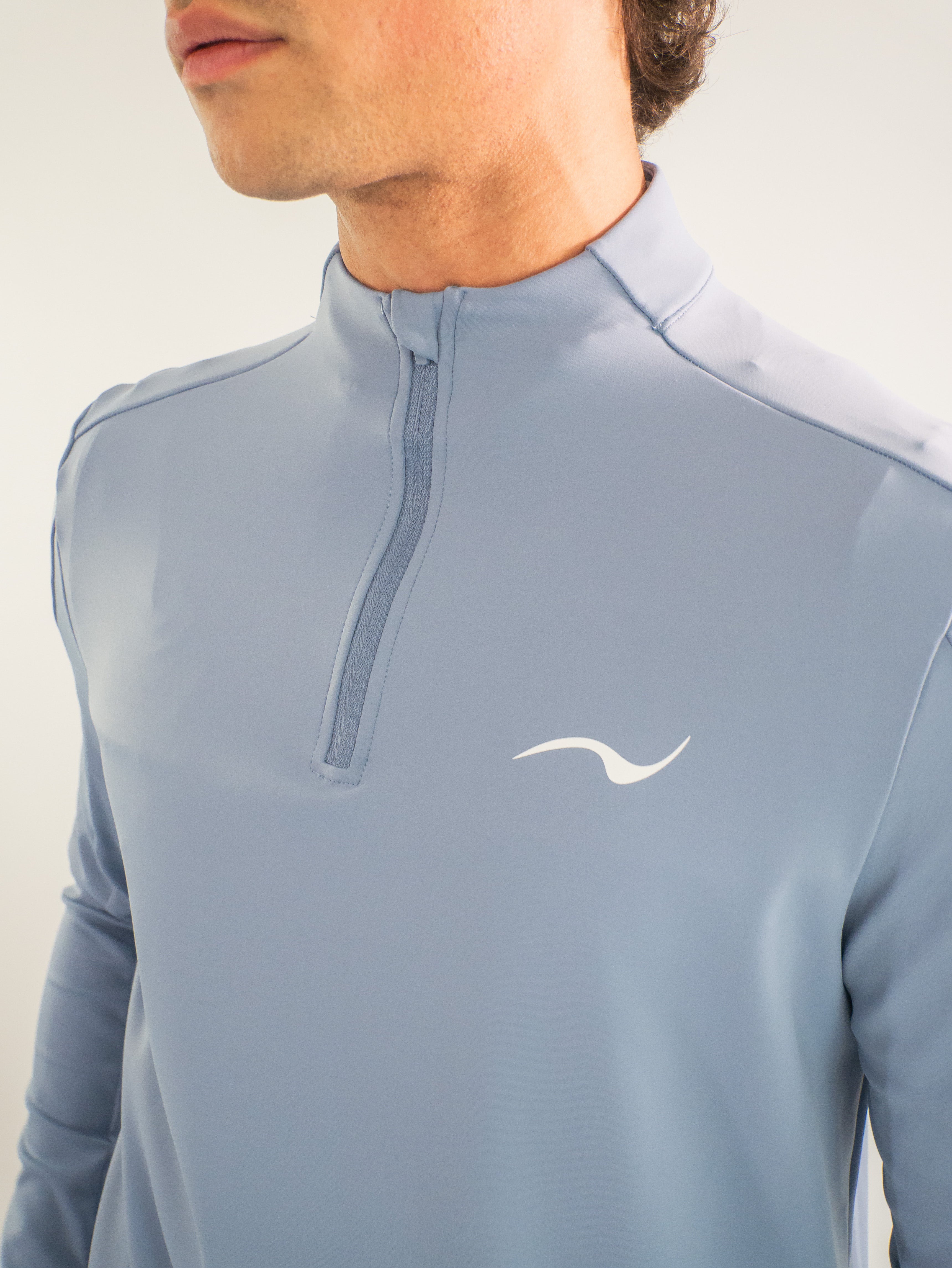 Bogey Club Quarter Zip Azure