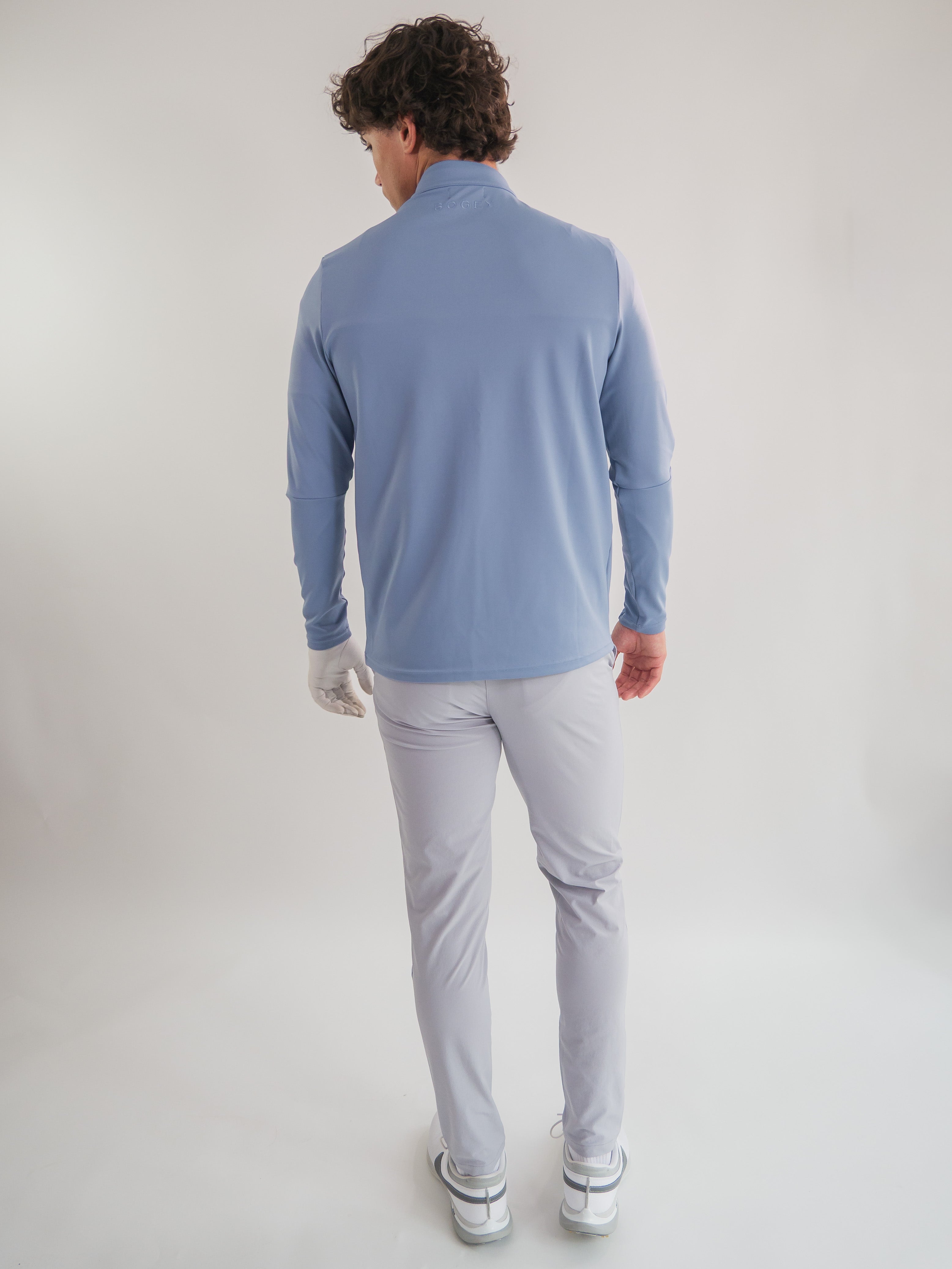 Bogey Club Quarter Zip Azure