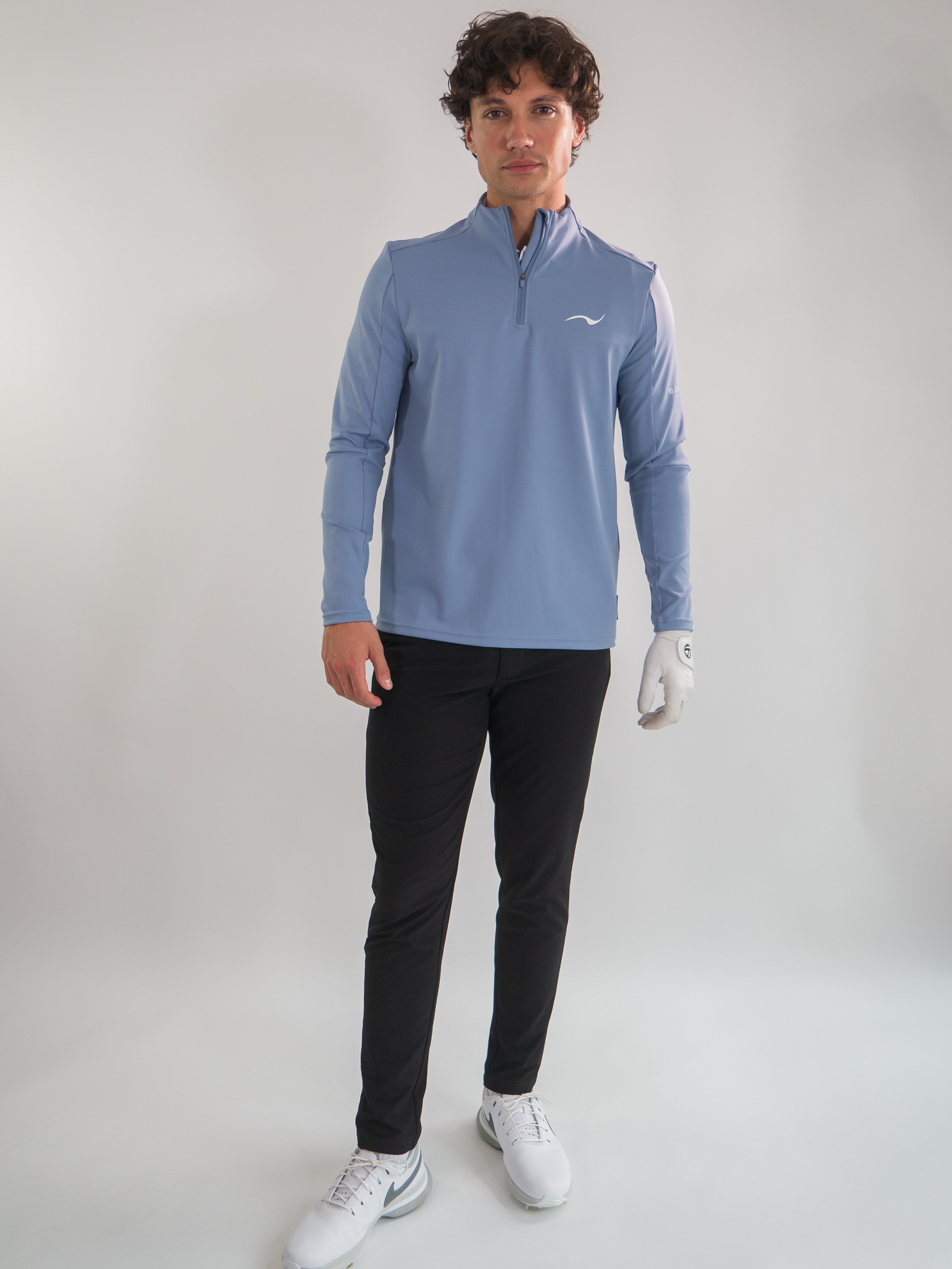Bogey Club Quarter Zip Azure