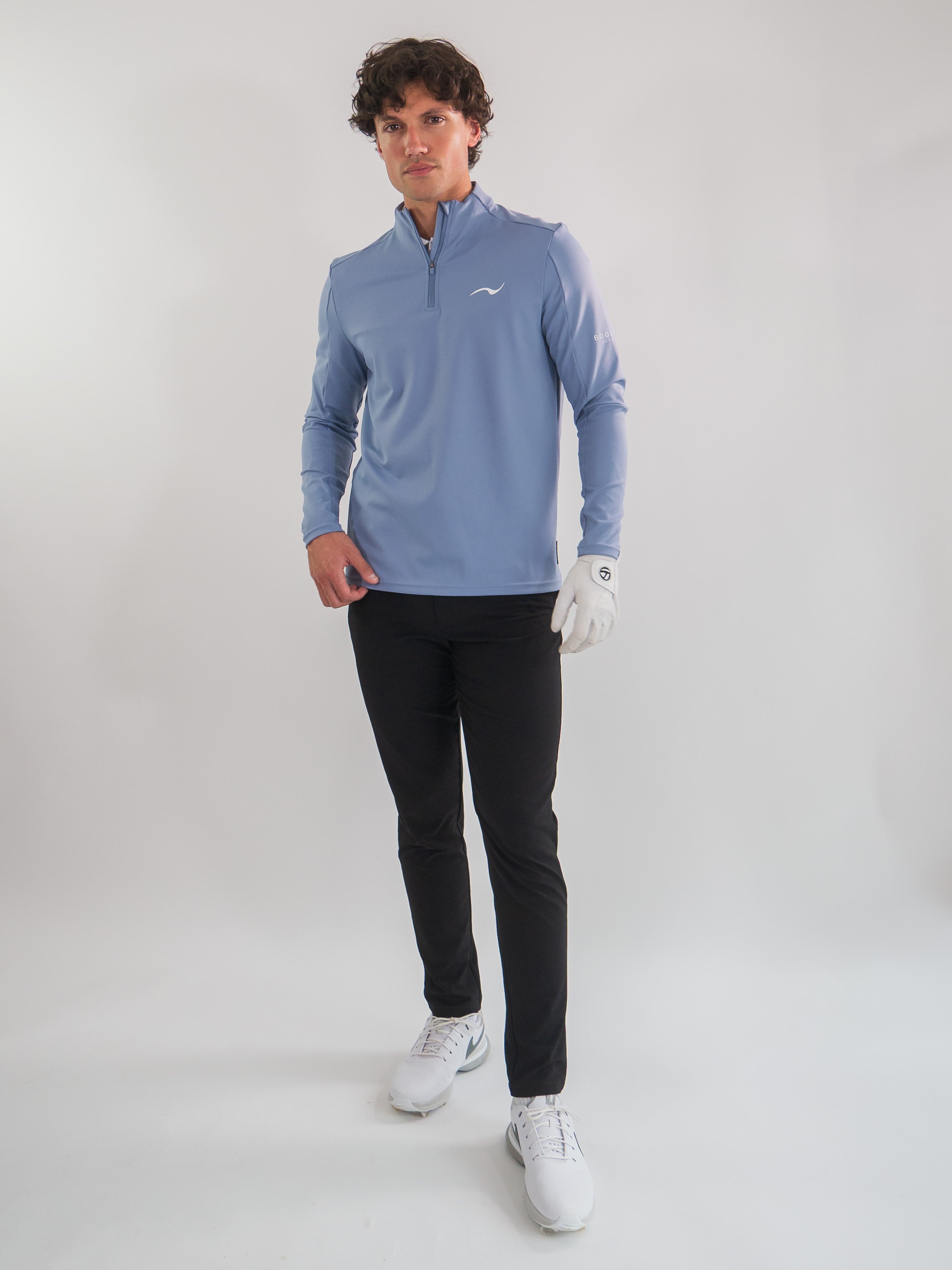 Azure Q Zip x Navy Trouser
